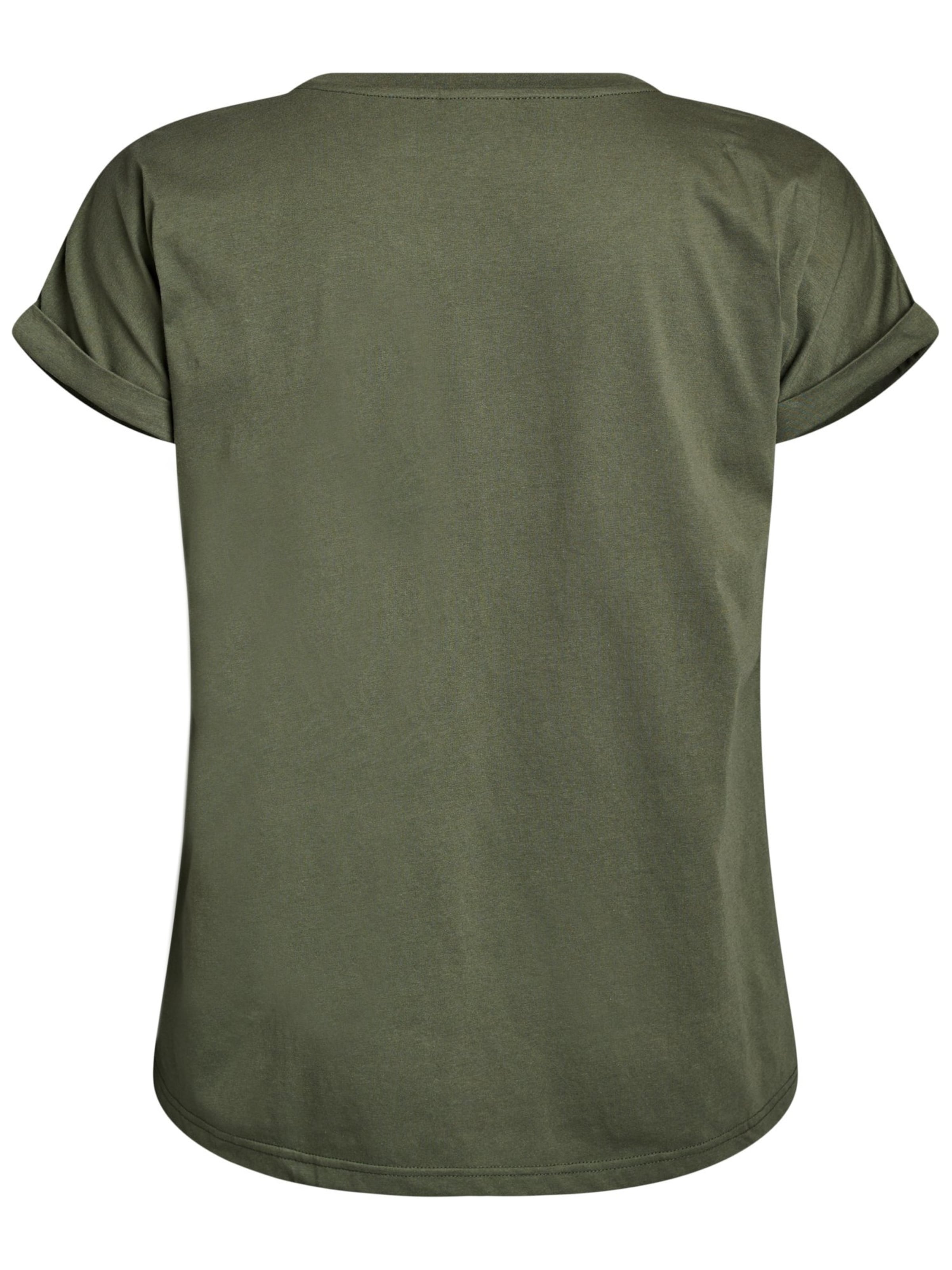 žalia Zizzi Marškinėliai 'Mkatja'