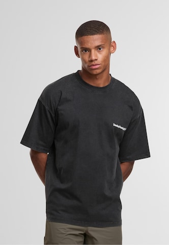 Another Cotton Lab Shirt 'SRC' in Zwart