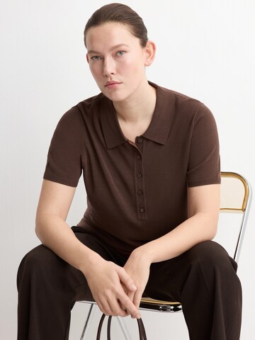 MANGO Pullover 'TENCYP' in Braun