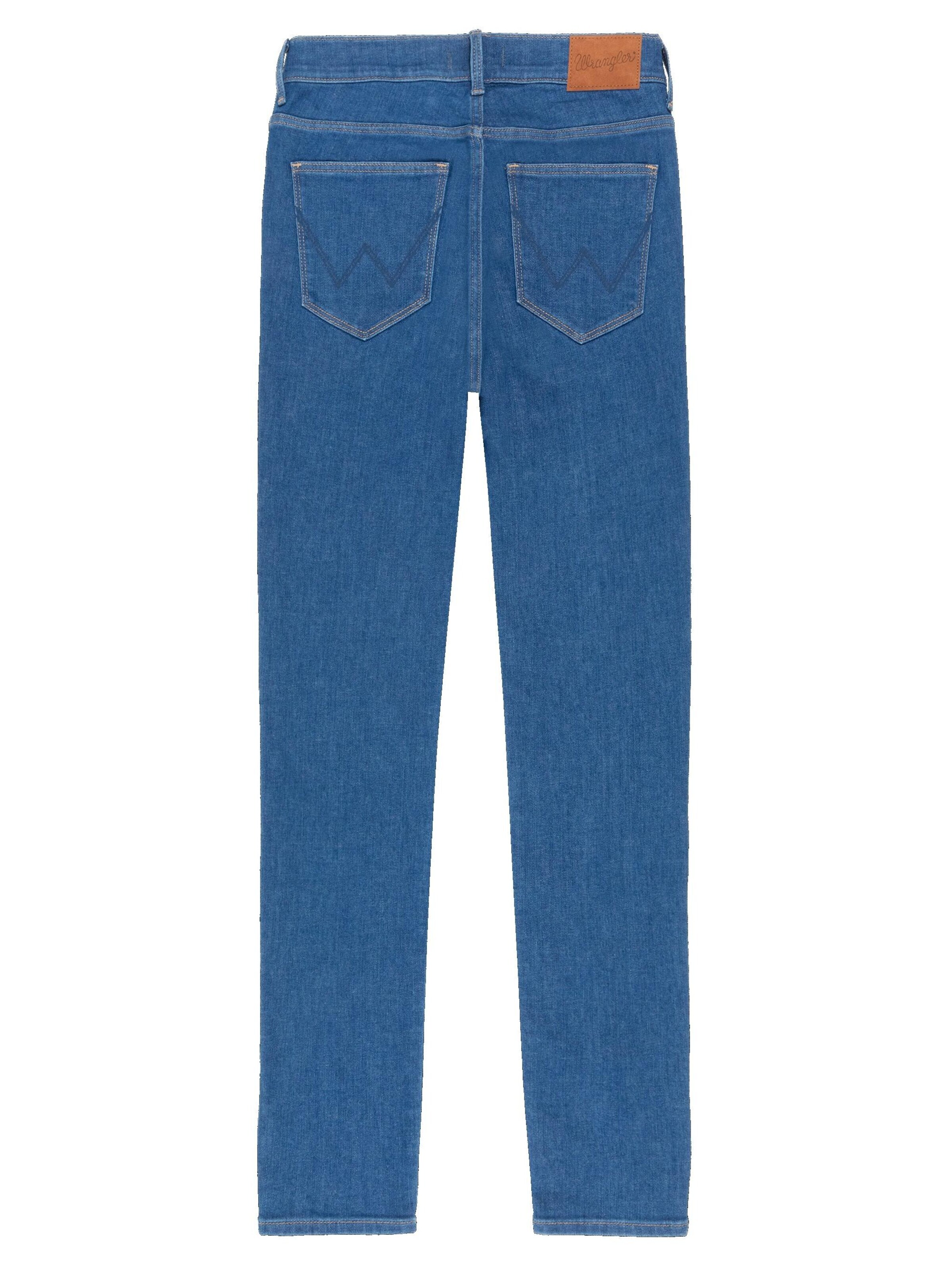WRANGLER Skinny Jeans 'EYE LOVE YOU' in Blue