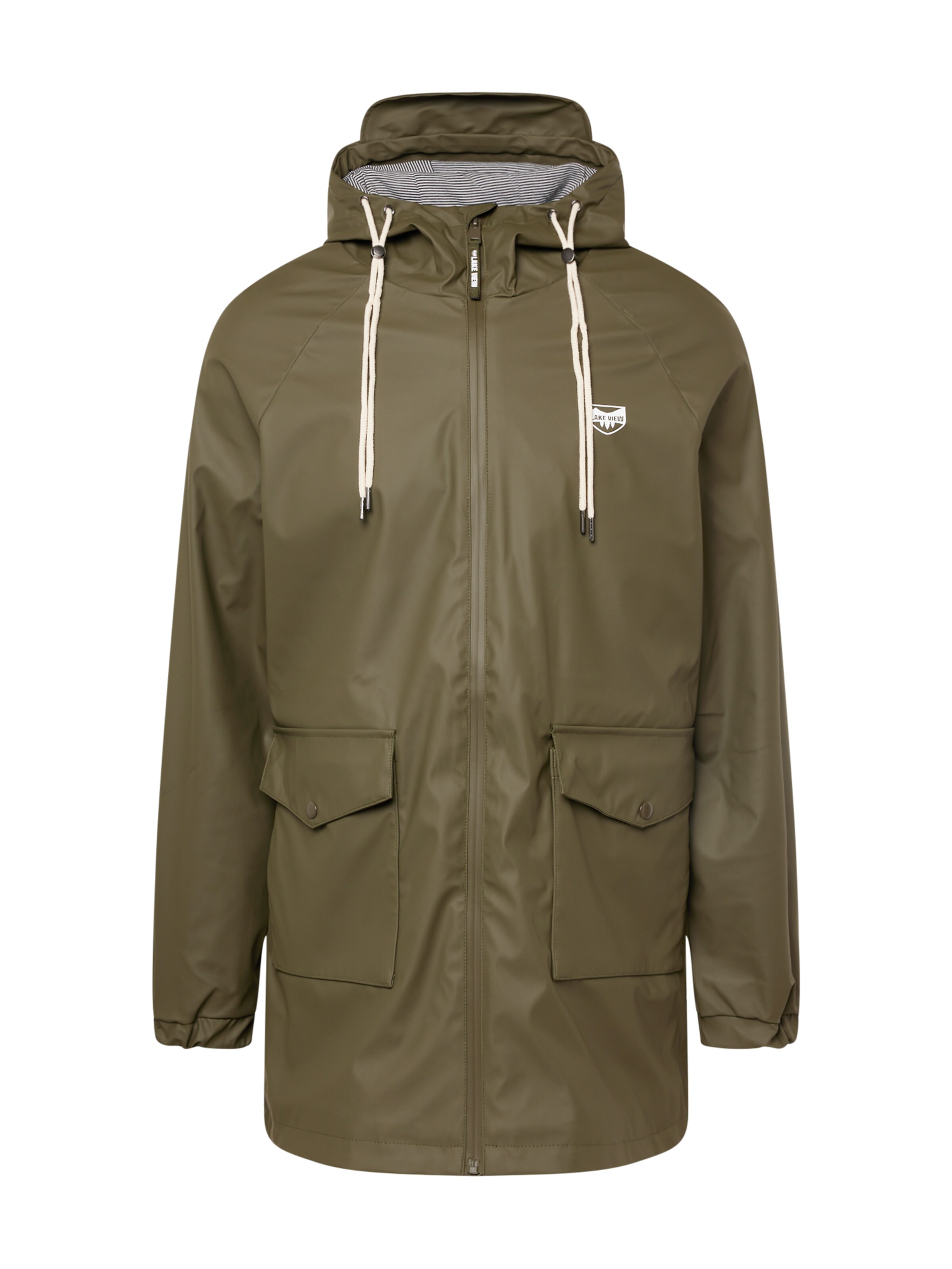 Lake View Tussenparka 'Sebastian' in Groen: voorkant