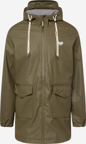 Lake View Between-Seasons Parka 'Sebastian' in Green: front