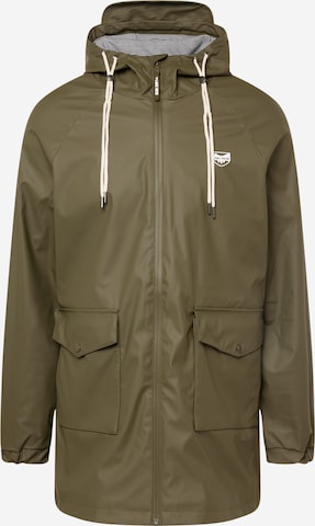 Lake View Between-seasons parka 'Sebastian' in Green: front