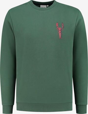 Shiwi Sweatshirt 'Lobster' in Groen: voorkant