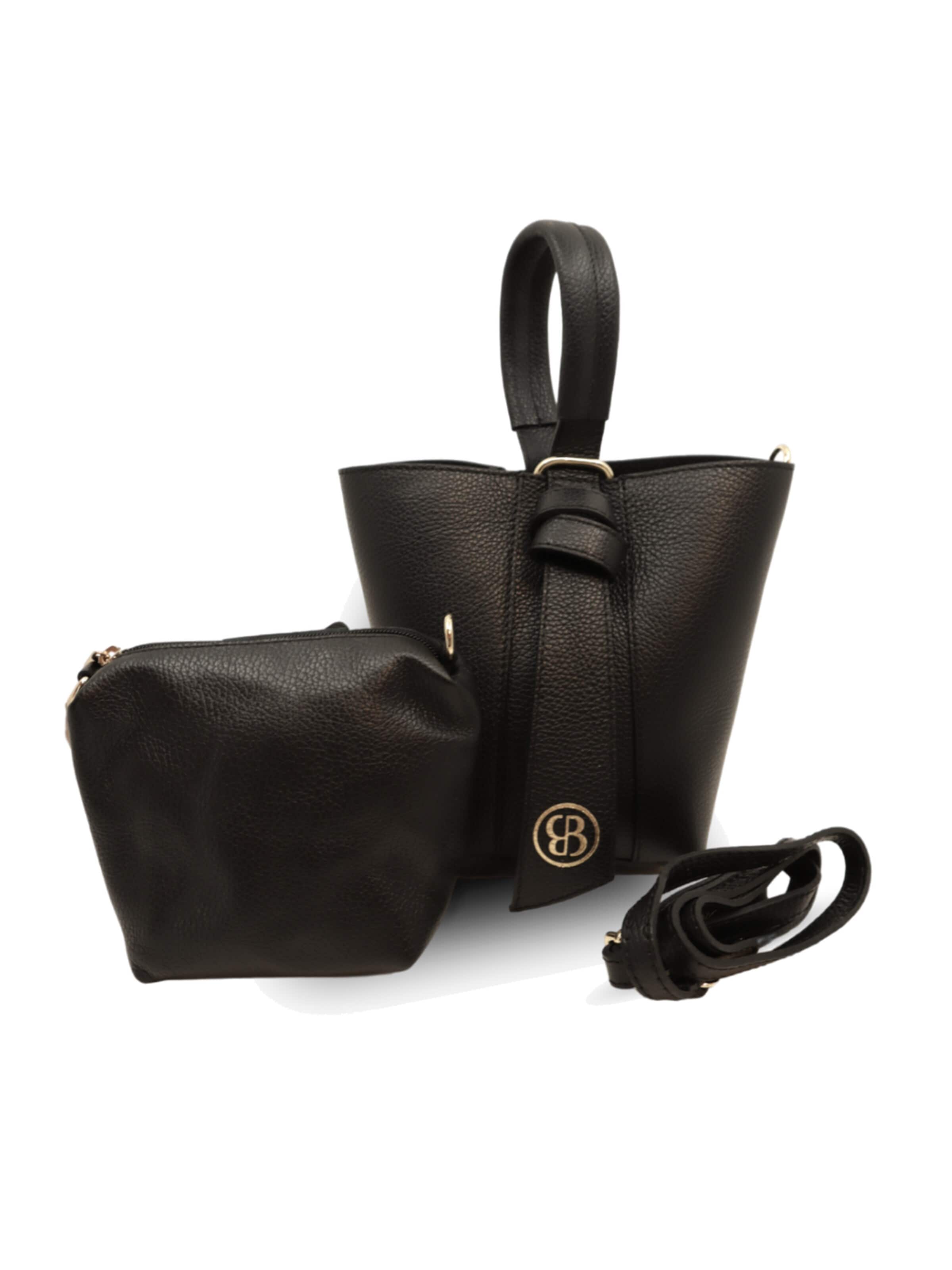 BESSO Handtasche 'Sensibilità Funzionale'‌ in Schwarz: Vorderseite