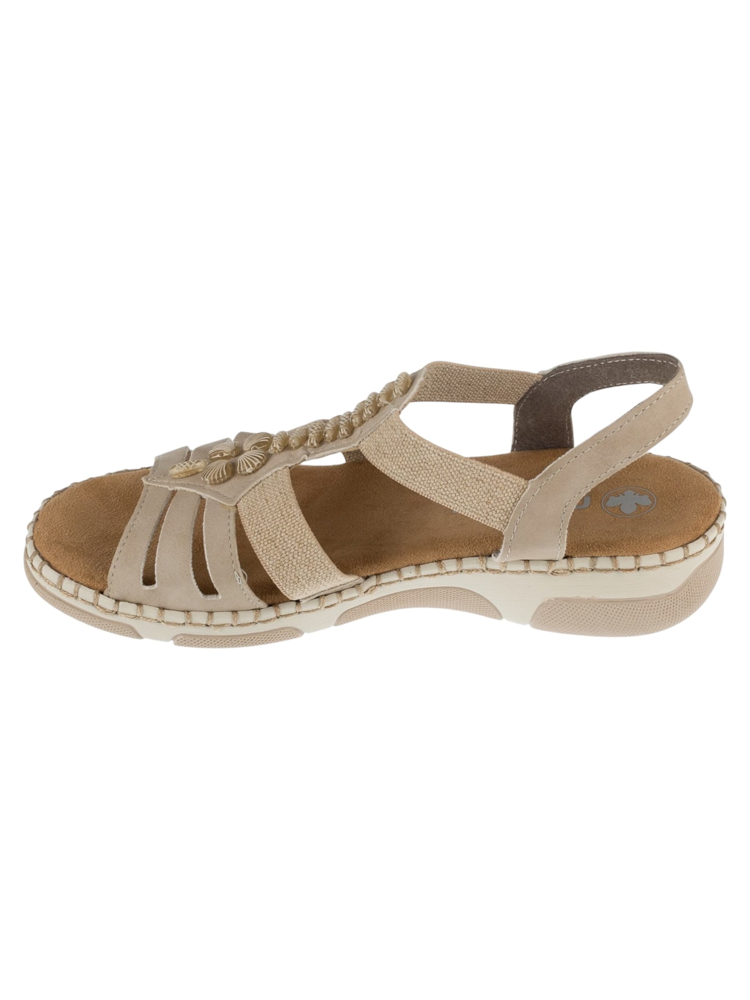 Rieker Sandal 'Rieker 66201' i beige