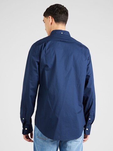 GANT Slim fit Skjorta i blå