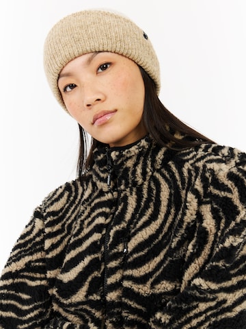 PROTEST Fleece Jacket 'PRTAdele' in Brown