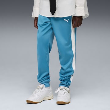 Effilé Pantalon 'T7 Always On' PUMA en bleu : devant