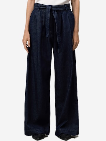Adolfo Dominguez Wide leg Jeans in Blauw: voorkant