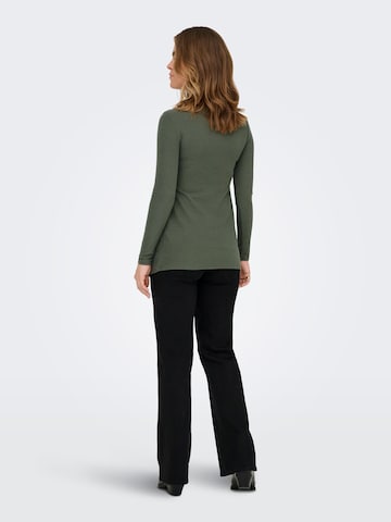 Only Maternity Bluse 'OLMMALAYA' i grøn