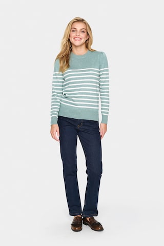 SAINT TROPEZ Pullover in Grün