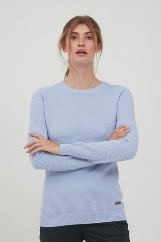 Oxmo Strickpullover 'Sarah' in Blau: predná strana