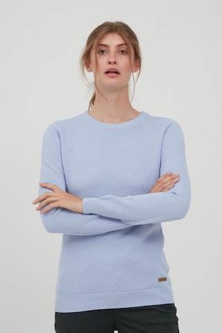 Oxmo Strickpullover 'Sarah' in Blau: predná strana