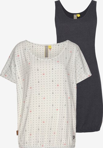 Alife and Kickin Summer Dress 'Sunny' in Grey: front