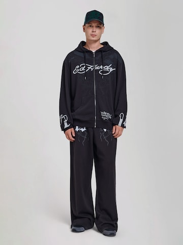 Ed Hardy Wide Leg Bukser i sort