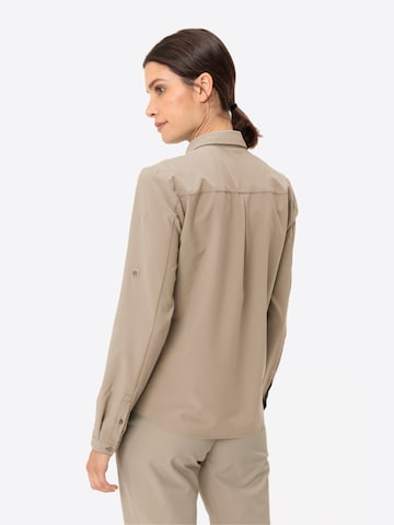 VAUDE Multifunctionele blouse 'Rosemoor' in Beige