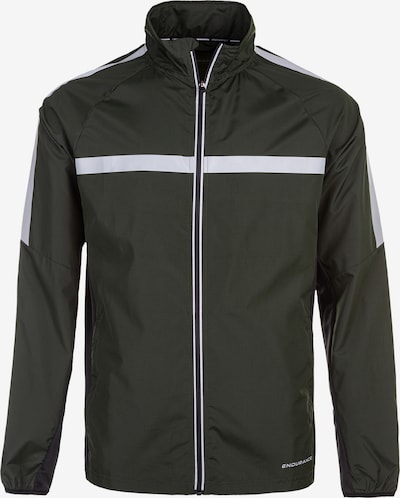 ENDURANCE Athletic Jacket in Silver grey / Dark green / Black, Item view