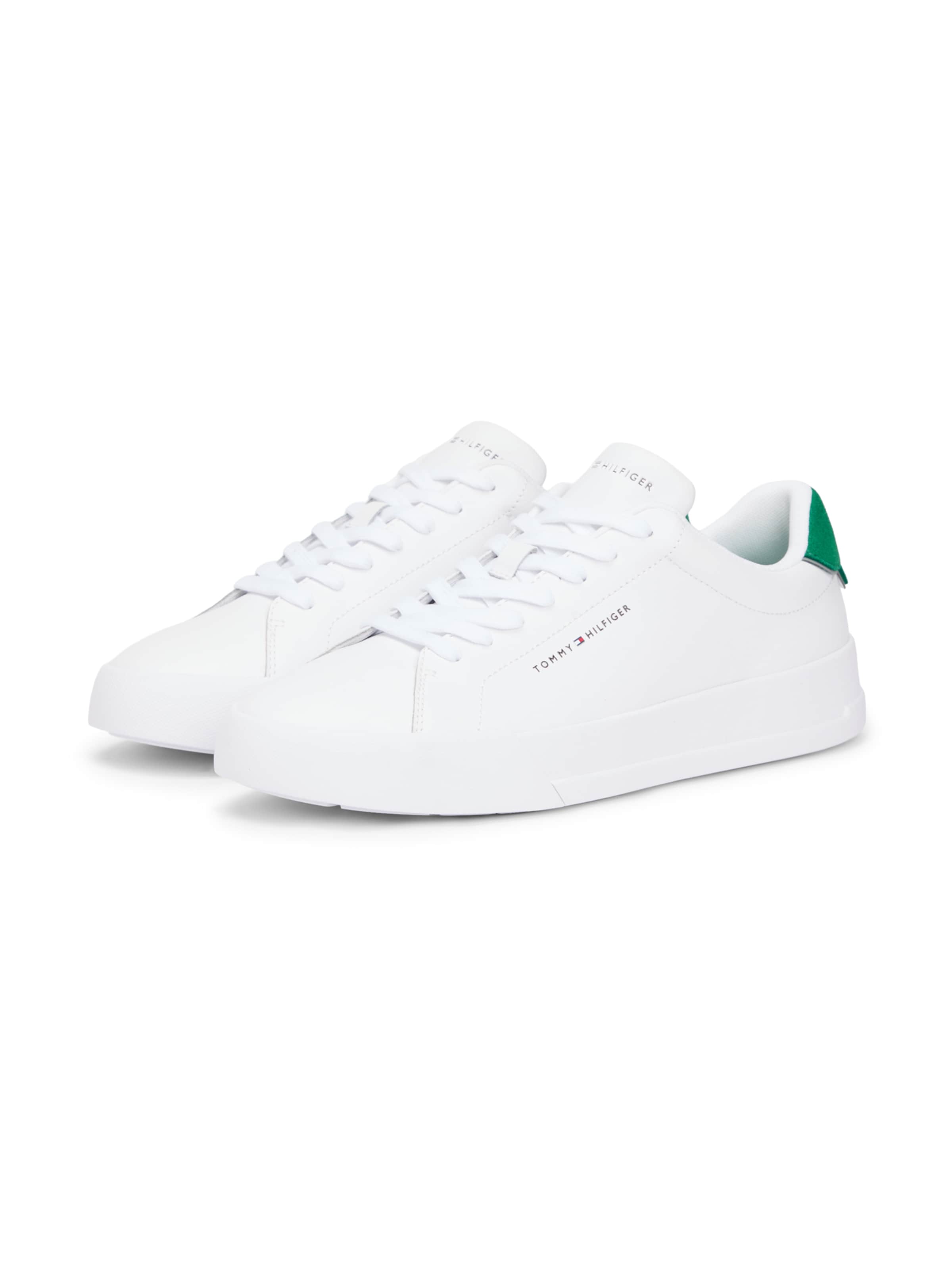 Baskets basses 'Court Ess' TOMMY HILFIGER en blanc