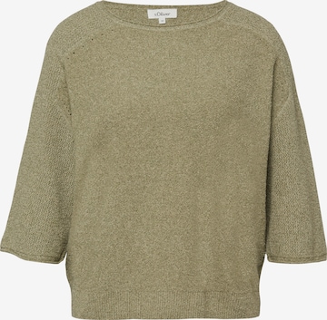 s.Oliver Pullover in Grün: Vorderseite