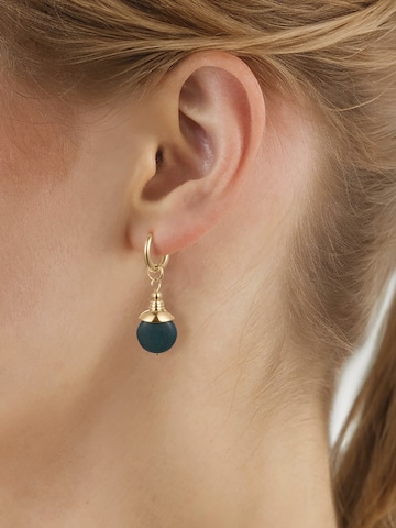 Lulu & Jane - Pendientes en oro: frente