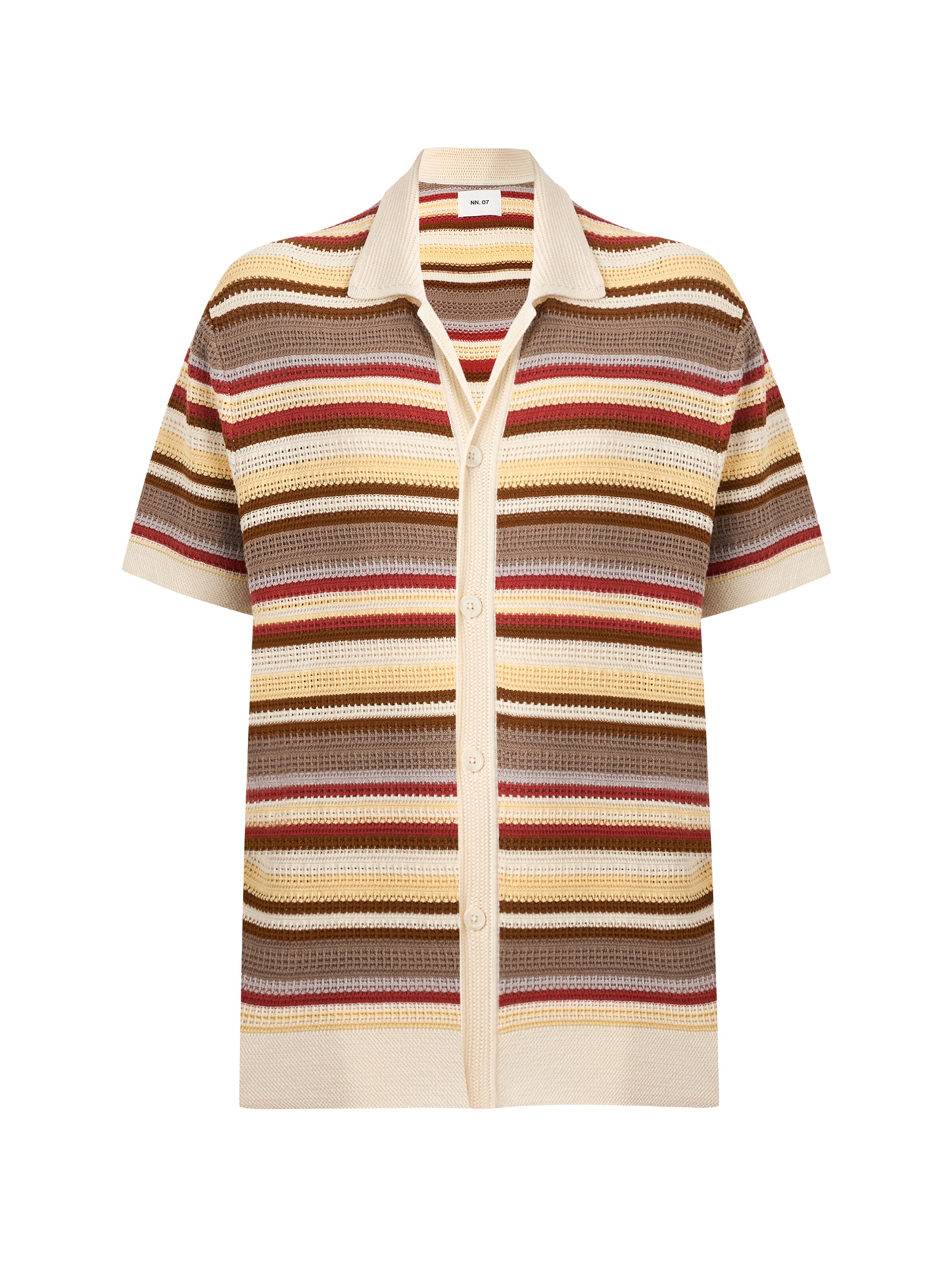 NN07 Kardigán - bézs: elől