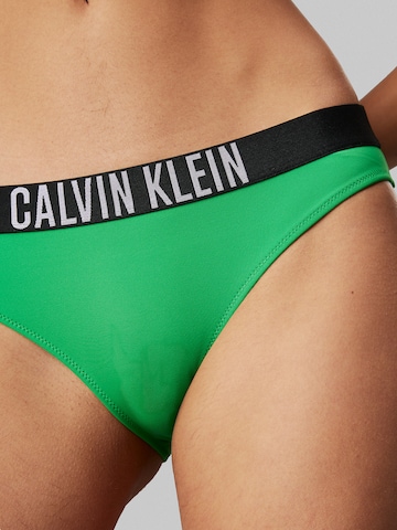 Calvin Klein Swimwear Bikinibroek in Groen