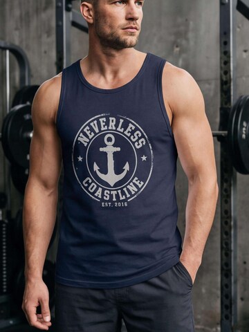 Neverless Shirt 'Coastal' in Blue