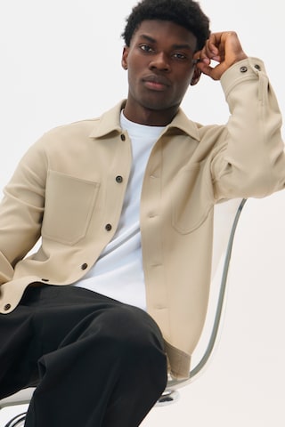 Coupe regular Chemise 'pelton' Matinique en beige