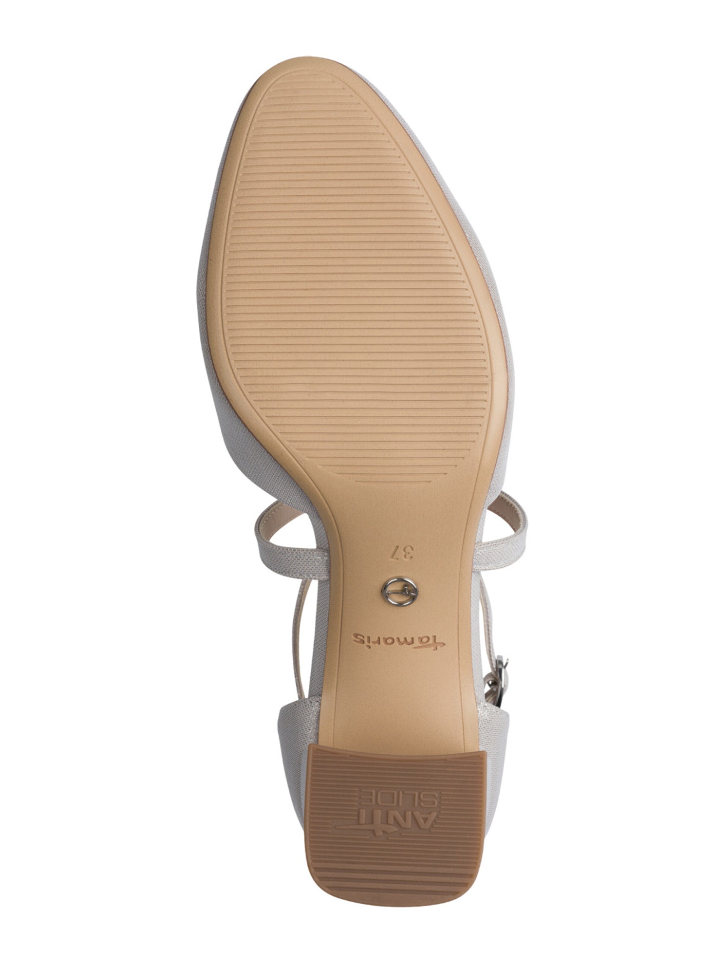 Tamaris - Zapatos destalonado en plata