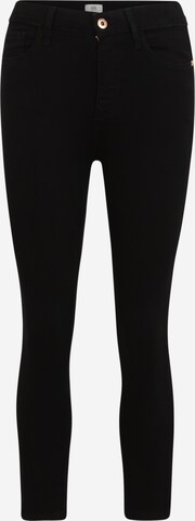 River Island Petite Skinny Jeans in Black: front