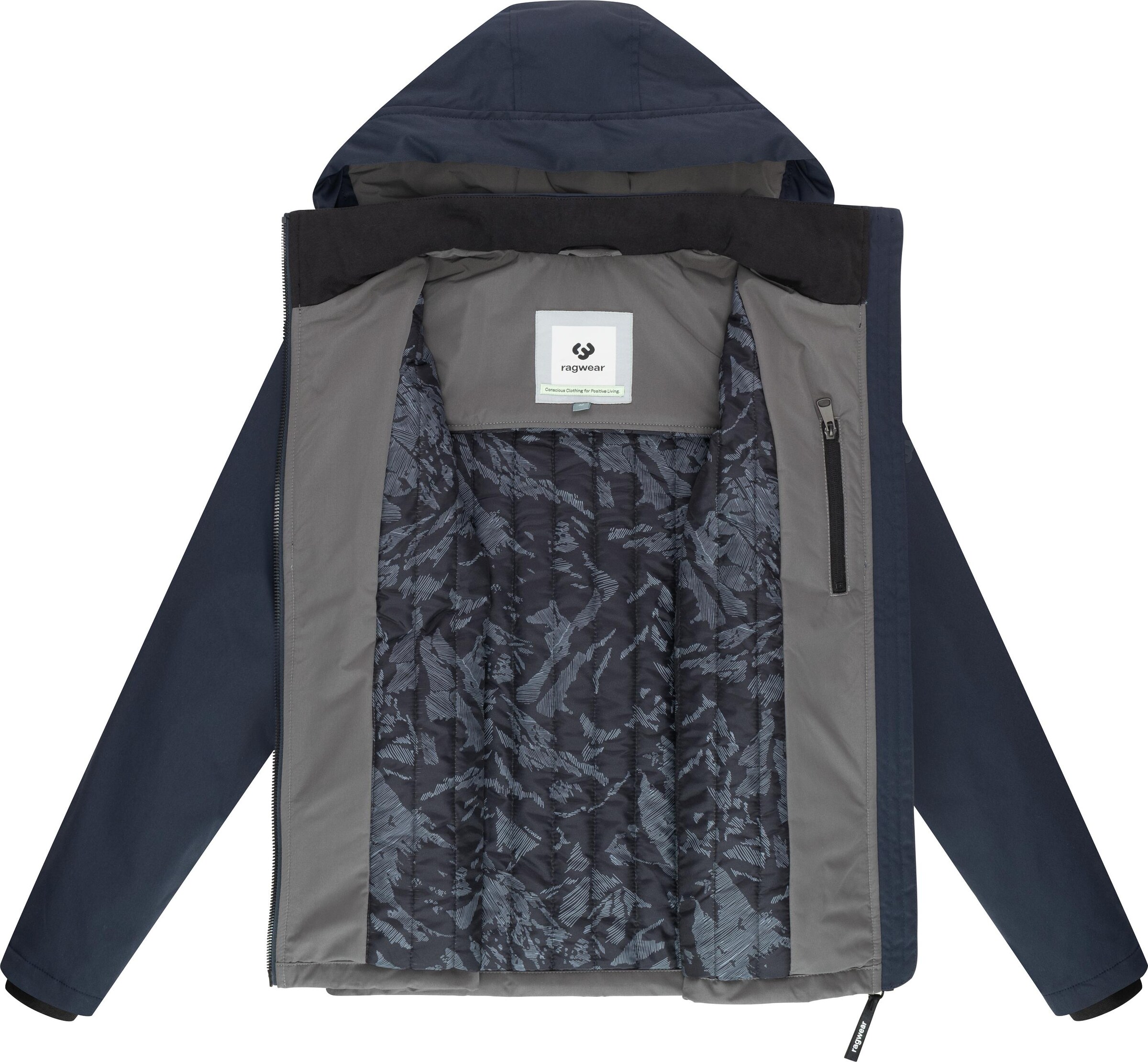 Ragwear Performance Jacket 'Roaan' in Blue