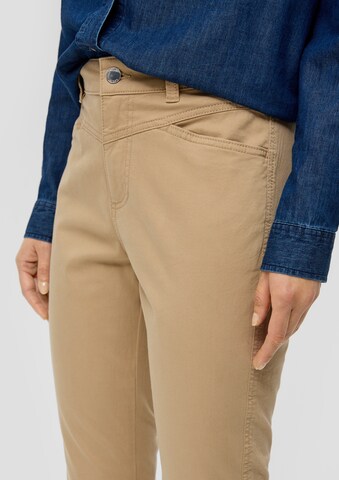 Slimfit Pantaloni de la s.Oliver pe maro