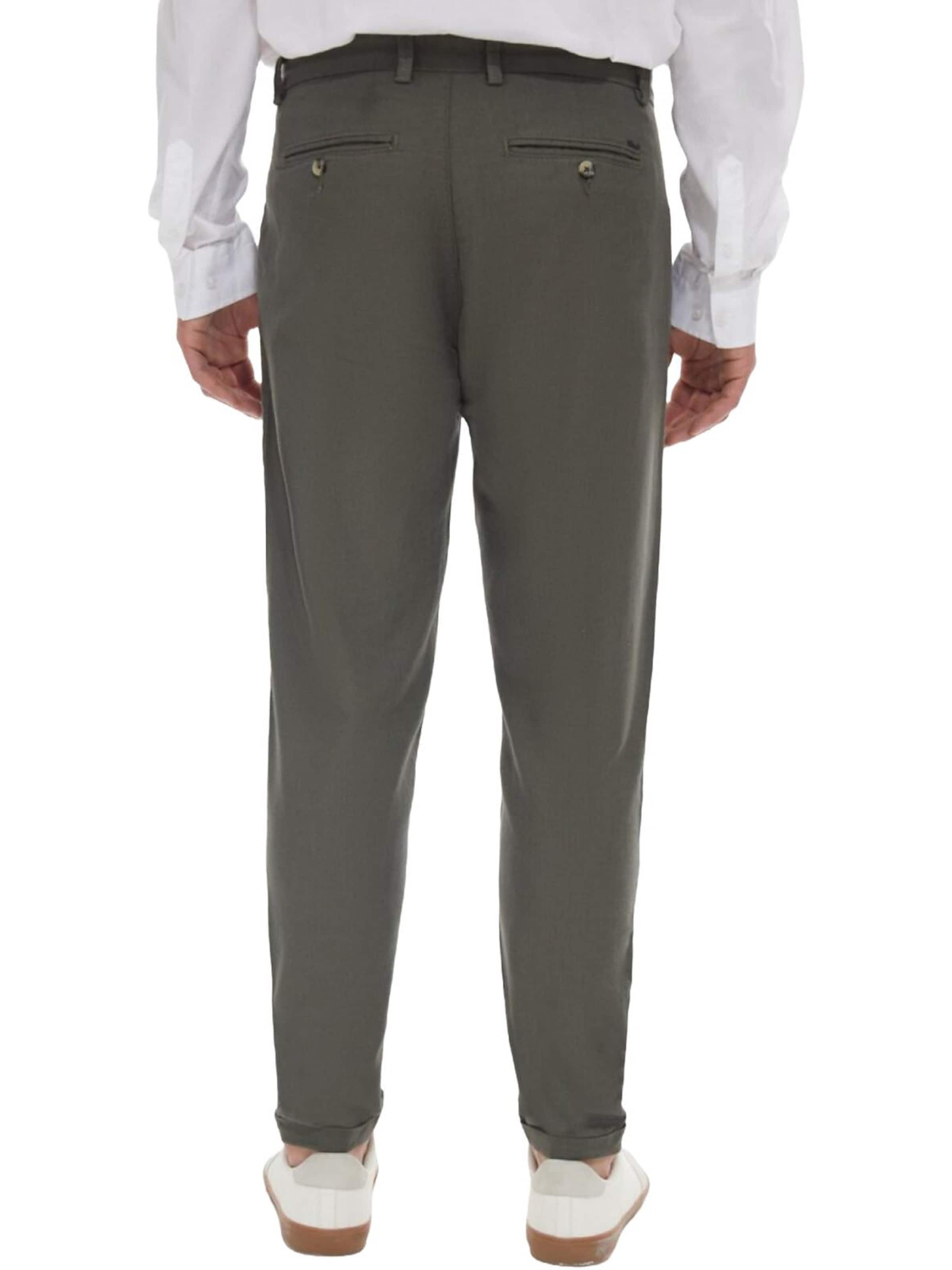 LTB Jeans - Slimfit Vaquero 'LTB Jeans Herrenhose in Leinenoptik' en verde