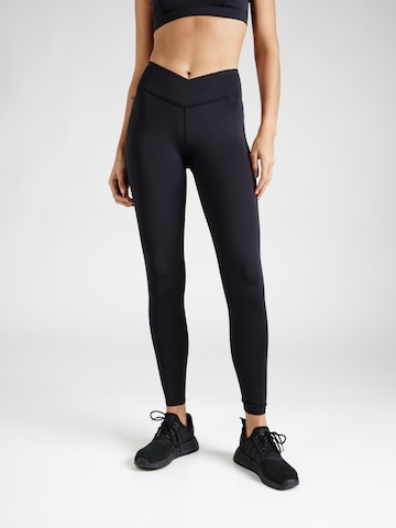 HKMX Skinny Sports trousers in Black: front