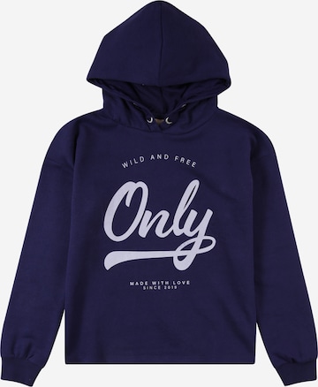 KIDS ONLY Sweatshirt 'WENDY' in Blauw: voorkant