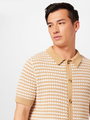 TOPMAN - Casaco de malha em cinzento