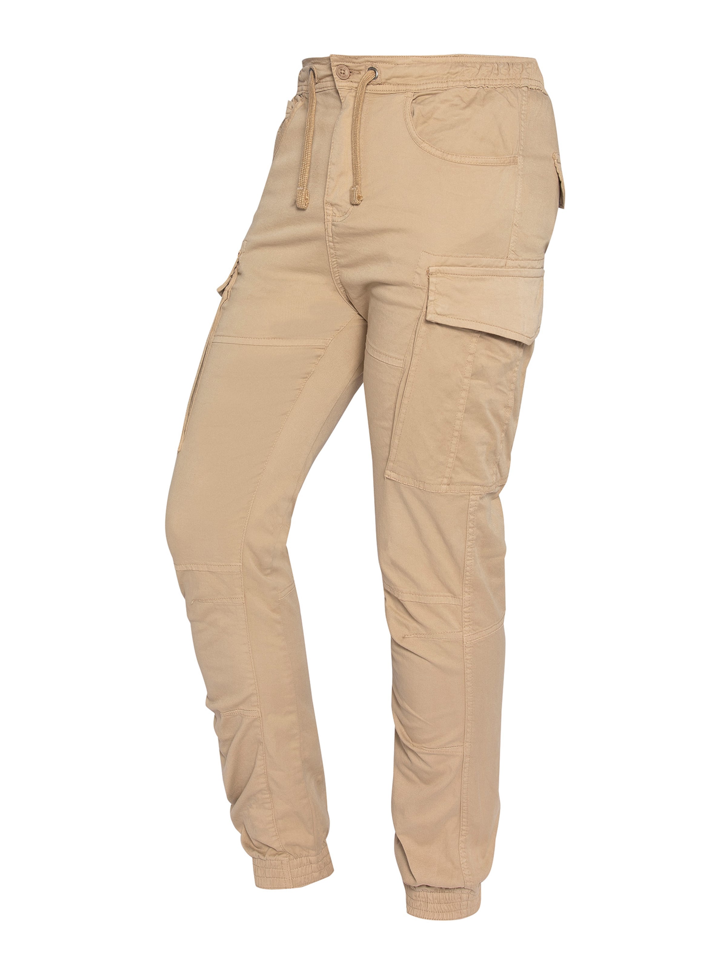 Schott NYC Regular Cargo Pants in Beige