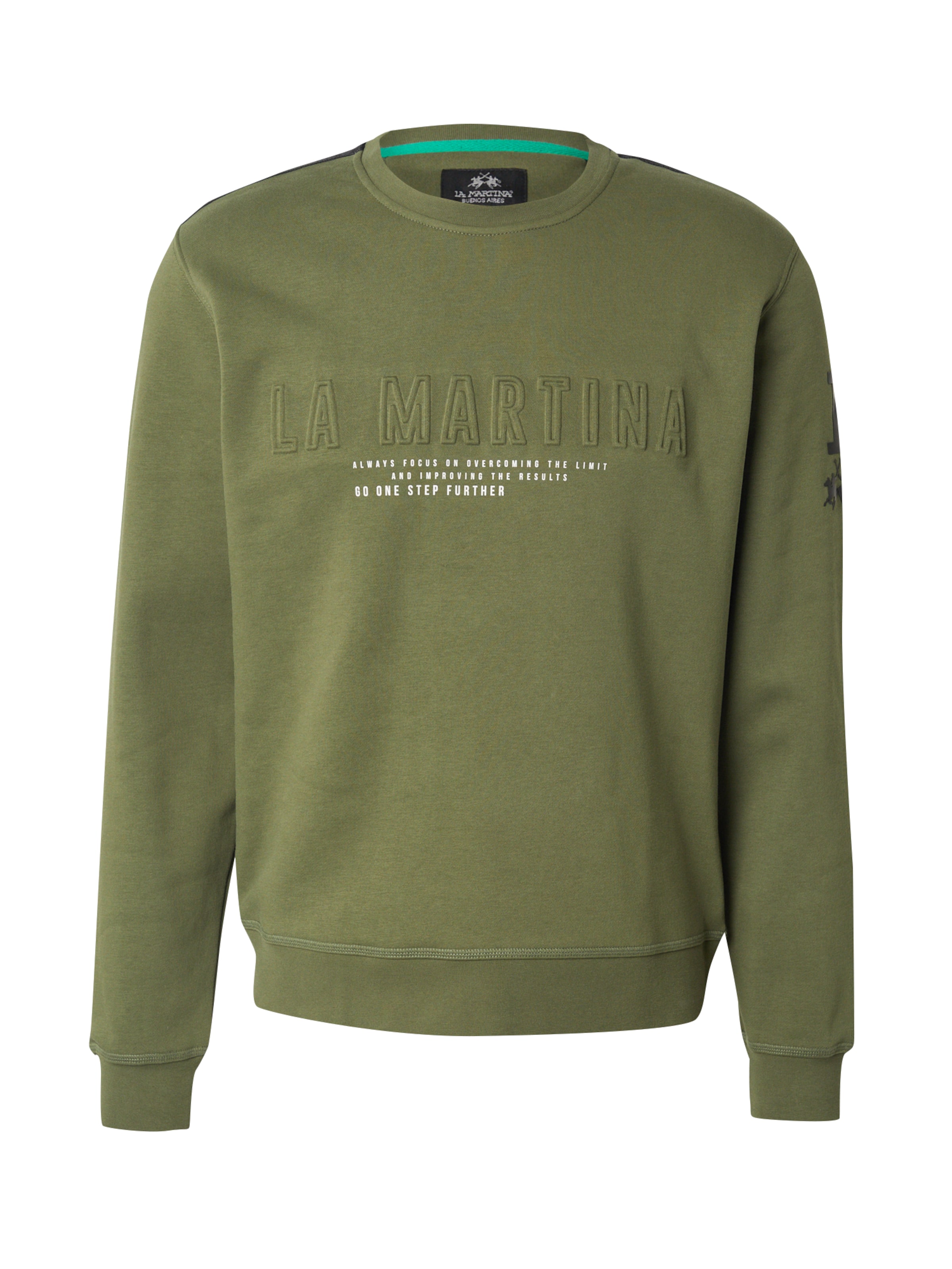 La Martina Sweatshirt in Green: front