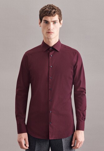 Coupe slim Chemise business ' X-Slim ' SEIDENSTICKER en rouge : devant