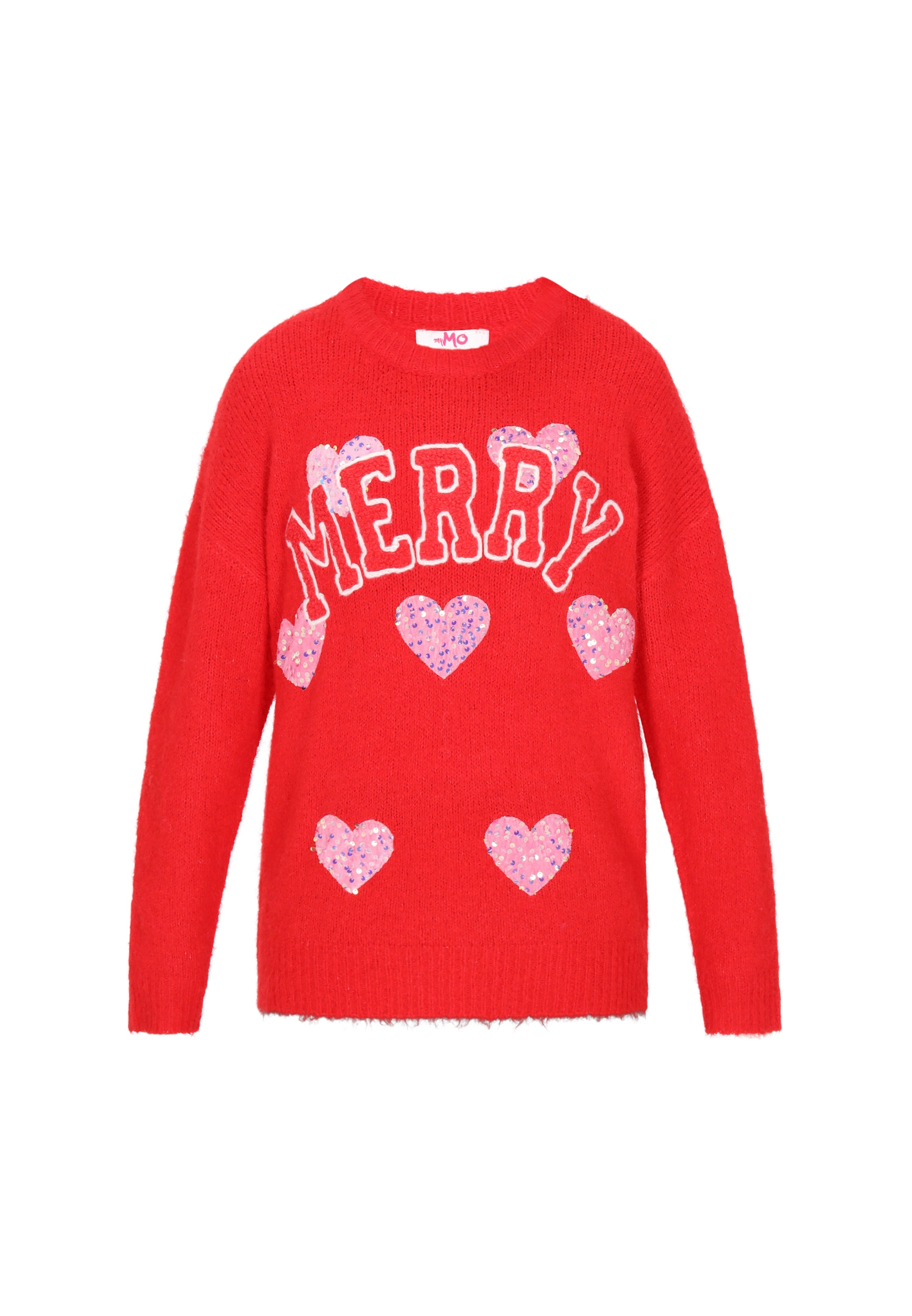 MYMO Trui in de kleur Oudroze / Rood, Productweergave