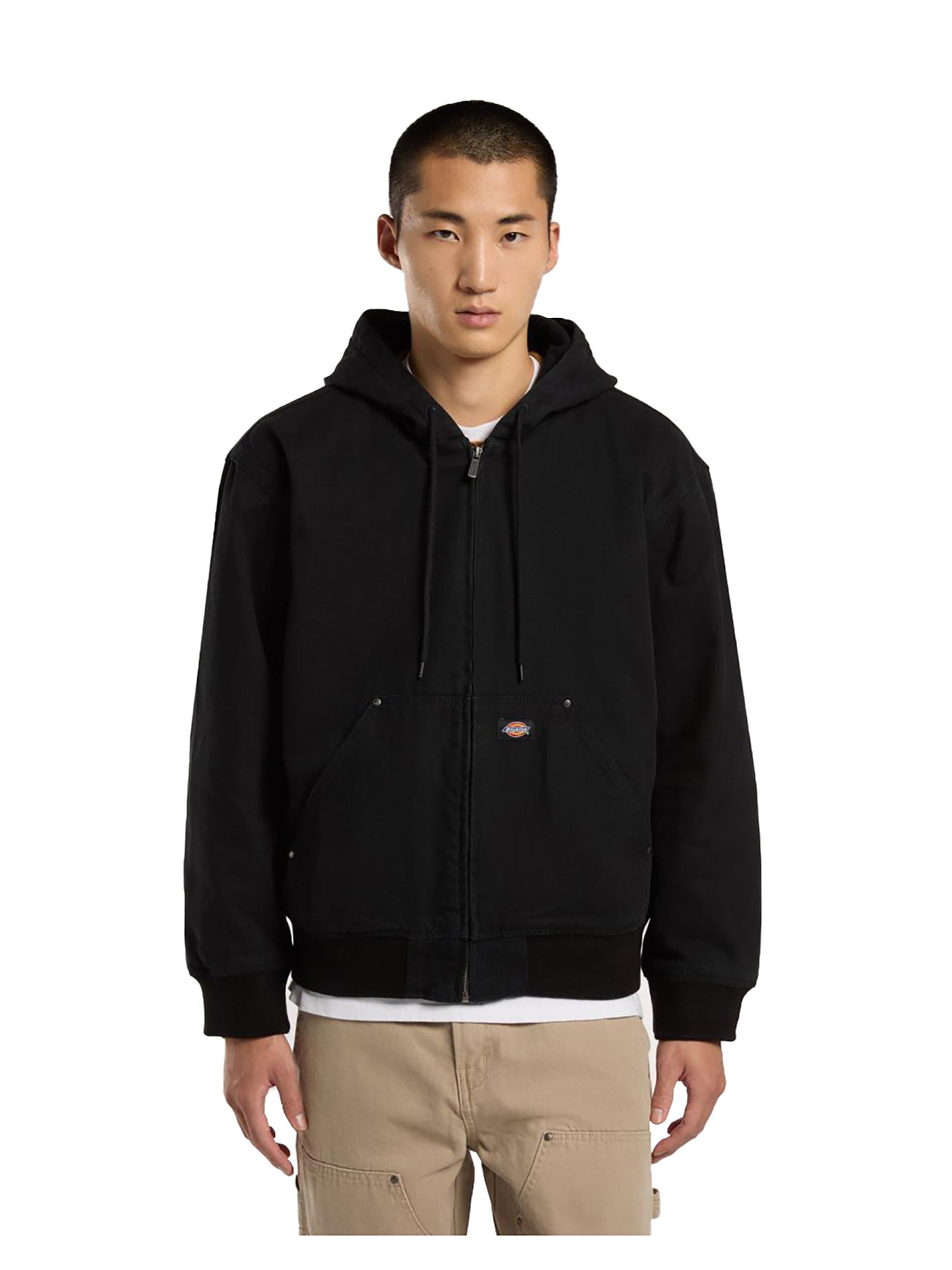 DICKIES Zip-Up Hoodie 'Hilham' in Black