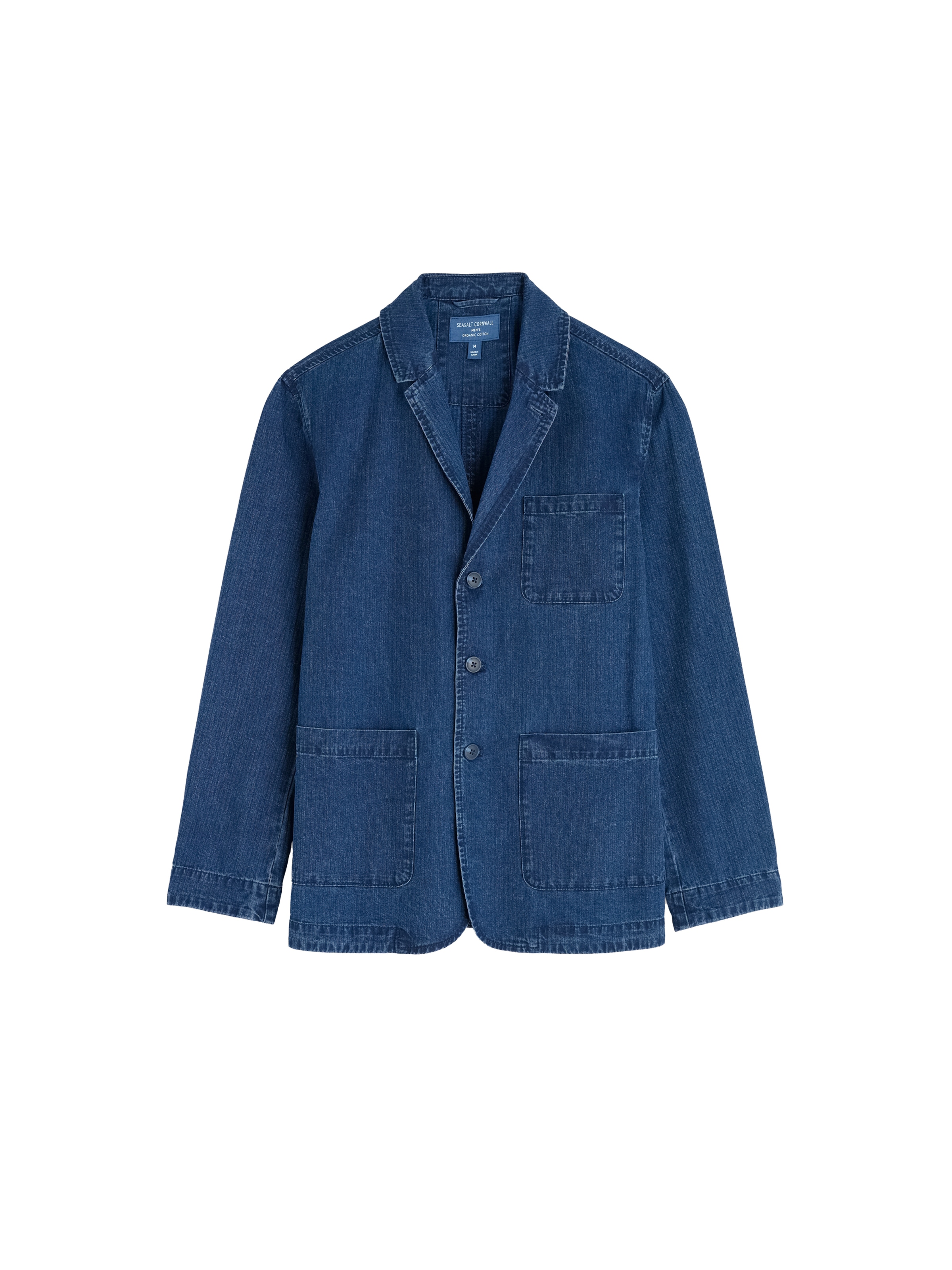 Seasalt Cornwall Tussenjas 'Tollgate' in Blauw: voorkant