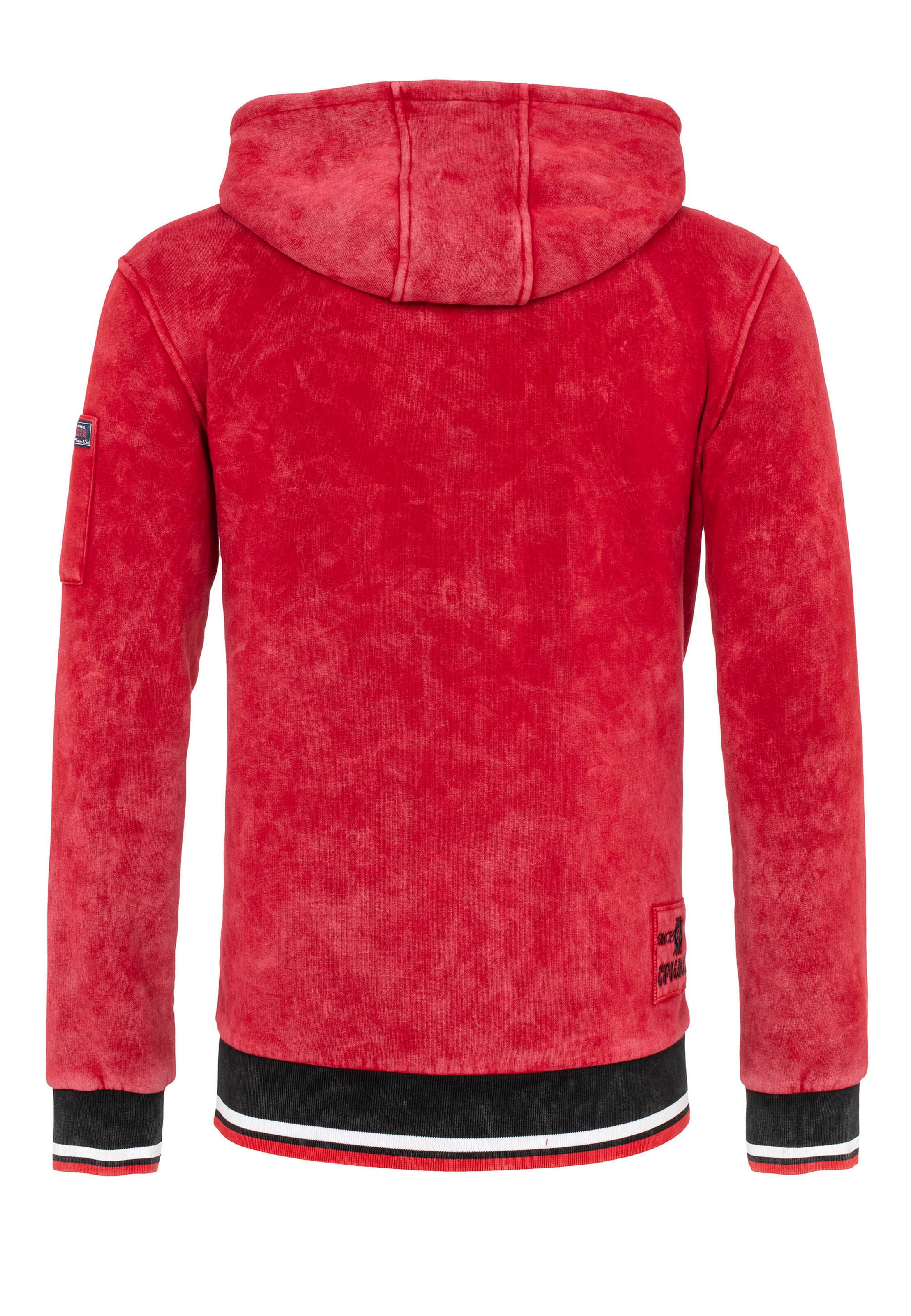 CIPO & BAXX Sweat jacket in Red