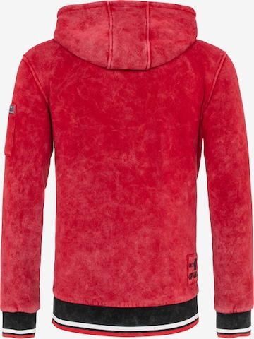 CIPO & BAXX Zip-Up Hoodie in Red