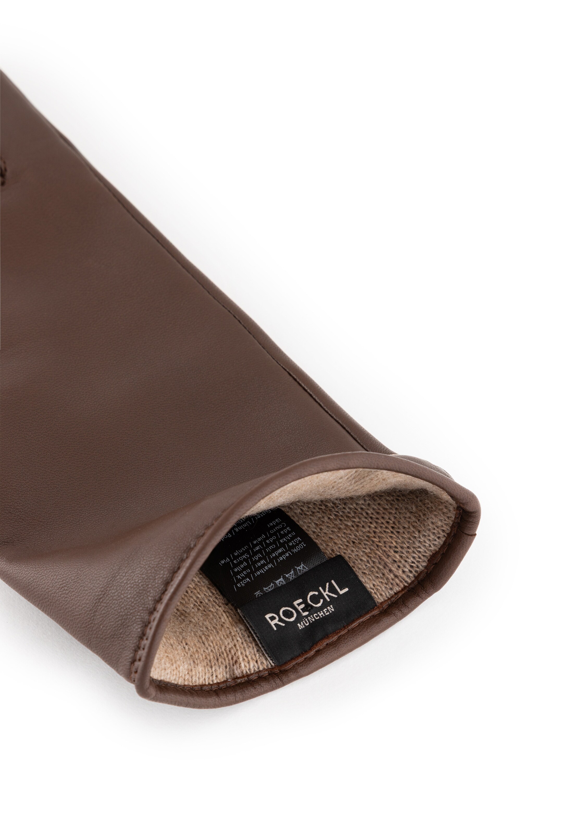 Mezzoguanti ' HAMBURG ' di Roeckl in marrone