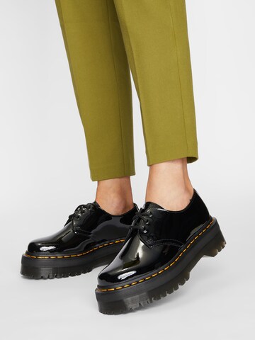 Dr. Martens Lace-Up Shoes 'Quad' in Black: front