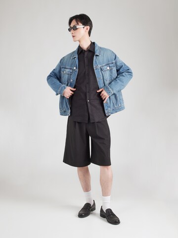 Karl Lagerfeld Regular fit Button Up Shirt in Black