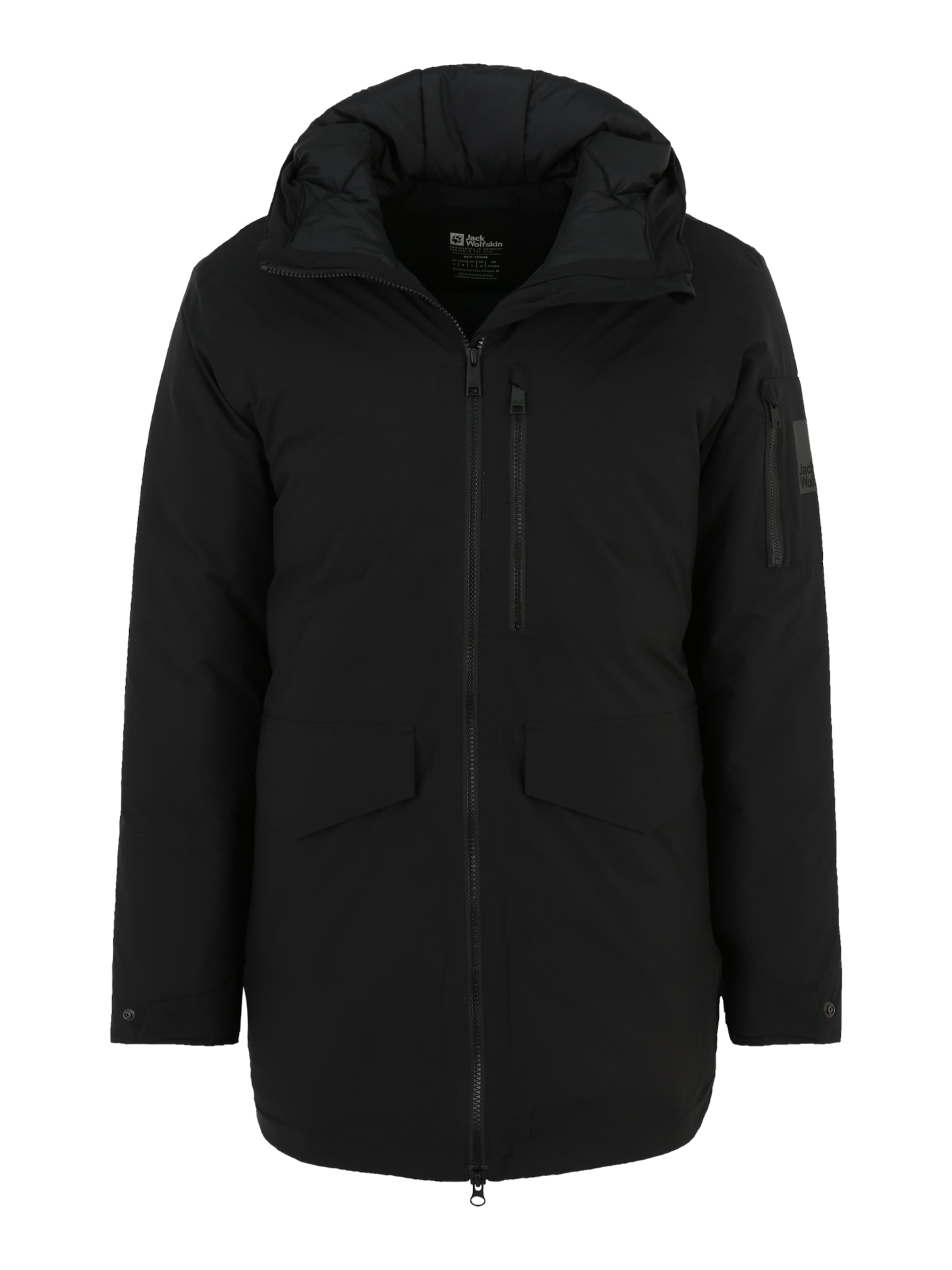 JACK WOLFSKIN Outdoor jacket 'Koenigsbau' in Black: front