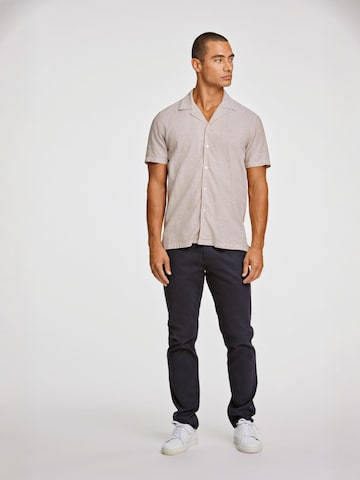Lindbergh Regular fit Button Up Shirt in Beige